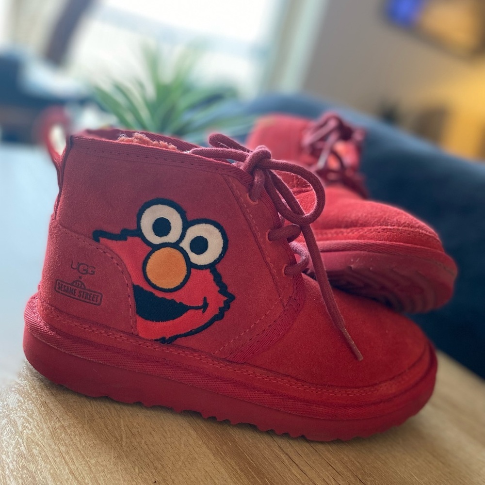 UGG x Sesame Street Collaboration Neumel II Boot Kids 'Elmo'